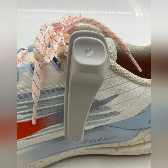 NIKE AIR WINFLO 9 SAIL/SAFETY ORANGE-LIGHT STONE Sneaker Running Women 8.5 Men 7 - Picture 10 of 11